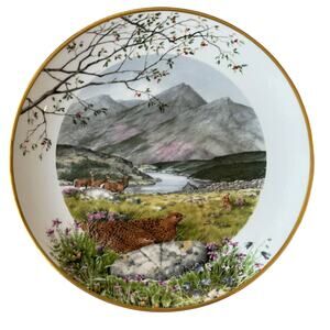 1979 Franklin Porcelain September on the Moors Collector Plate By Peter Banett